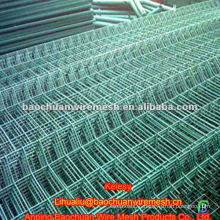 Green PVC coated cheap fence panel